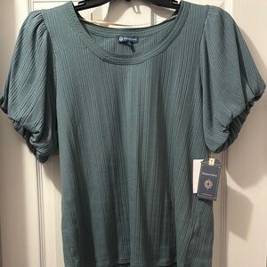 Democracy Green Short Sleeve Shirt